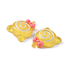 Opaque Resin Cabochons RESI-WH0035-03A-2