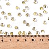 6/0 Baking Paint Transparent Fringe Glass Seed Beads X1-SEED-N006-06B-4