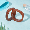 2Pcs Imitation Marble Acrylic Bangle for Women BJEW-UN0001-69C-2