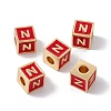 Rack Plating Brass Enamel Beads KK-B060-04G-03N-3