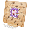 Square Wood Crochet Blocking Board DIY-BC0013-59D-1