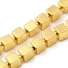 Electroplate Glass Beads Strands EGLA-F166-03A-G-1