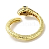 Rack Plating Brass Micro Pave Cubic Zirconia Cuff Rings RJEW-H228-08G-3
