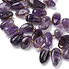 Natural Amethyst Beads Strands G-P604-A16-01-4