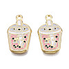 Alloy Enamel Pendants ENAM-N059-80-2