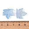Baking Paint Transparent Glass Pendants DGLA-N014-11A-01-3
