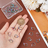 SOFPLATE 40Pcs 304 Stainless Steel Leverback Earring Findings STAS-SP0001-10RC-3