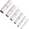 6 Sets 6 Styles 304 Stainless Steel Bayonet Clasps STAS-UN0037-37-1