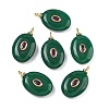 Dyed Natural White Jade  Pendants KK-C251-01B-02-1