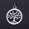 304 Stainless Steel Pendants LS-STAS-T046-JA350-1A-P-1