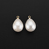 ABS Plastic Imitation Pearl Pendants KK-N242-026-3