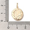 Brass Micro Pave Cubic Zirconia Pendants KK-U038-16G-3