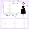 Plastic Doll Stands ODIS-WH0038-98B-2