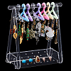 CRASPIRE 1 Set Coat Hanger Removable Acrylic Earring Displays EDIS-CP0001-10-1