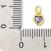 925 Sterling Silver Birthstone Charms STER-M0120-02G-G-3