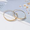 304 Stainless Steel Ring Hoop Earrings for Women EJEW-Q781-04G-5