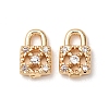 Brass Micro Pave Cubic Zirconia Pendants ZIRC-L105-05B-G-1