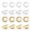 20Pcs 2 Colors Brass Open Jump Rings KK-TA0008-83-2