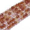 Natural Red Agate Beads Strands X-G-F596-35-2mm-1