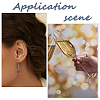 200pcs 316 Surgical Stainless Steel Hoop Earring Findings STAS-HS0001-26E-6