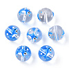 Transparent Handmade Lampwork Beads LAMP-T011-19A-3