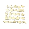 Brass Pendants KK-D229-22G-1