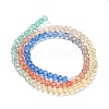 Transparent Painted Glass Beads Strands DGLA-A034-T3mm-A02-5