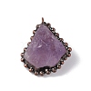 Natural Amethyst Pendants G-F739-09R-02-2