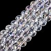Transparent Glass Beads Strands GLAA-Q107-02A-01-1