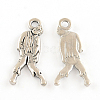 Tibetan Style Alloy Human Pendants X-TIBEP-S291-18-RS-1