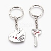 Alloy Enamel Split Pendant Keychain KEYC-JKC00170-1