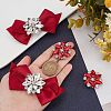  4Pcs 2 Style Glass Rhinestone Shoe Decorations FIND-NB0002-34B-3