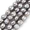 Natural Keshi Pearl Cultured Freshwater Pearl Beads Strands PEAR-P062-25A-1