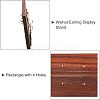 Fingerinspire 4Pcs 2 Style Black Walnut Earring Display Stand EDIS-FG0001-45-4