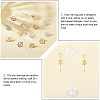 40Pcs 4 Colors 201 Stainless Steel Stud Earring Findings STAS-DC0009-82-4