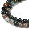 Natural Indian Agate Beads Strands G-A248-A01-02-4