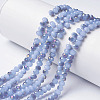 Electroplate Glass Beads Strands EGLA-A034-J6mm-F06-1