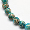 Natural Imperial Jasper Round Bead Strands X-G-I103-6mm-03-3