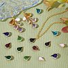 SUPERFINDINGS 24Pcs 12 Color Transparent Glass Pendants GLAA-FH0001-41-4