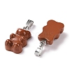 Natural Red Jasper Pendants G-G854-01P-01-3