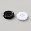100Pcs 2-Hole Resin Buttons BUTT-WH20005-08A-3