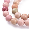 Natural Rhodonite Round Bead Strands G-G735-09-8mm-3