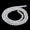 Transparent Glass Beads Strands EGLA-A034-T4mm-MB19-4