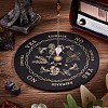 CREATCABIN DIY Plant Pattern Pendulum Board Dowsing Divination Making Kit DIY-CN0002-37-4