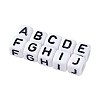 Alphabet Acrylic Beads Sets MACR-TA0001-02-6