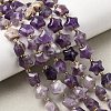 Natural Amethyst Beads Strands G-Z080-A34-10mm-1