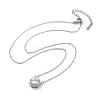 201 Stainless Steel Cable Chain Necklaces NJEW-L124-008P-2