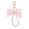 Imitated Pearl Acrylic Keychain KEYC-JKC01006-4