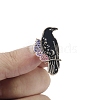 Raven Flower Enamel Pins PW-WG55929-01-2