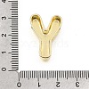 Brass Slide Charms KK-Z163-01G-Y-3